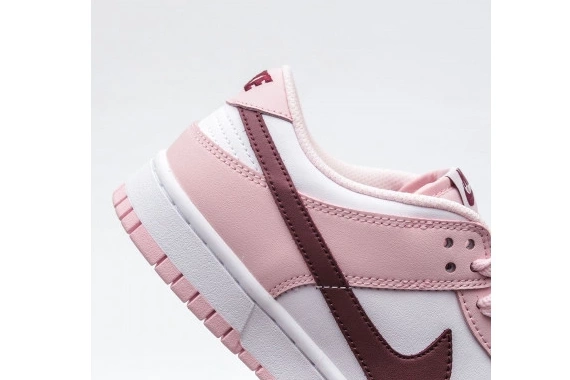 Low (GS) Foam Red CW1590-601 Dunk   Pink Nike White 1120